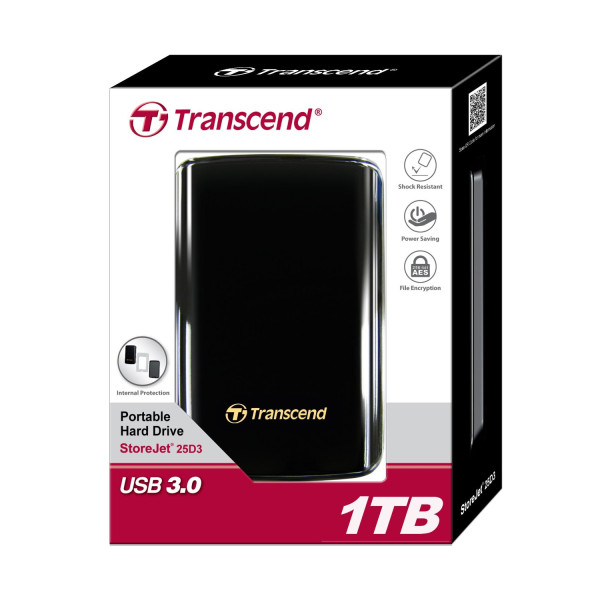 НЖМД Transcend StoreJet 2.5 USB 3.0 1TB серія D